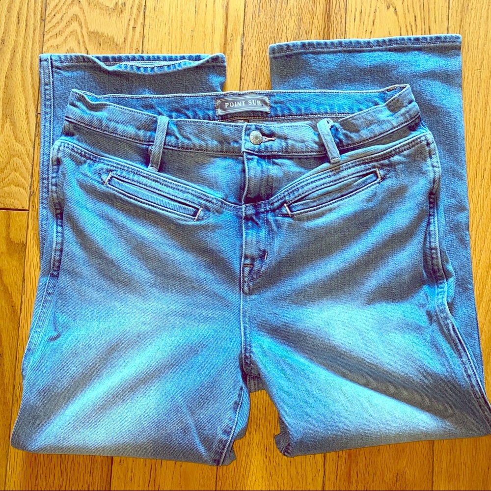 WOMENS POINT SUR WIDE LEG JEANS